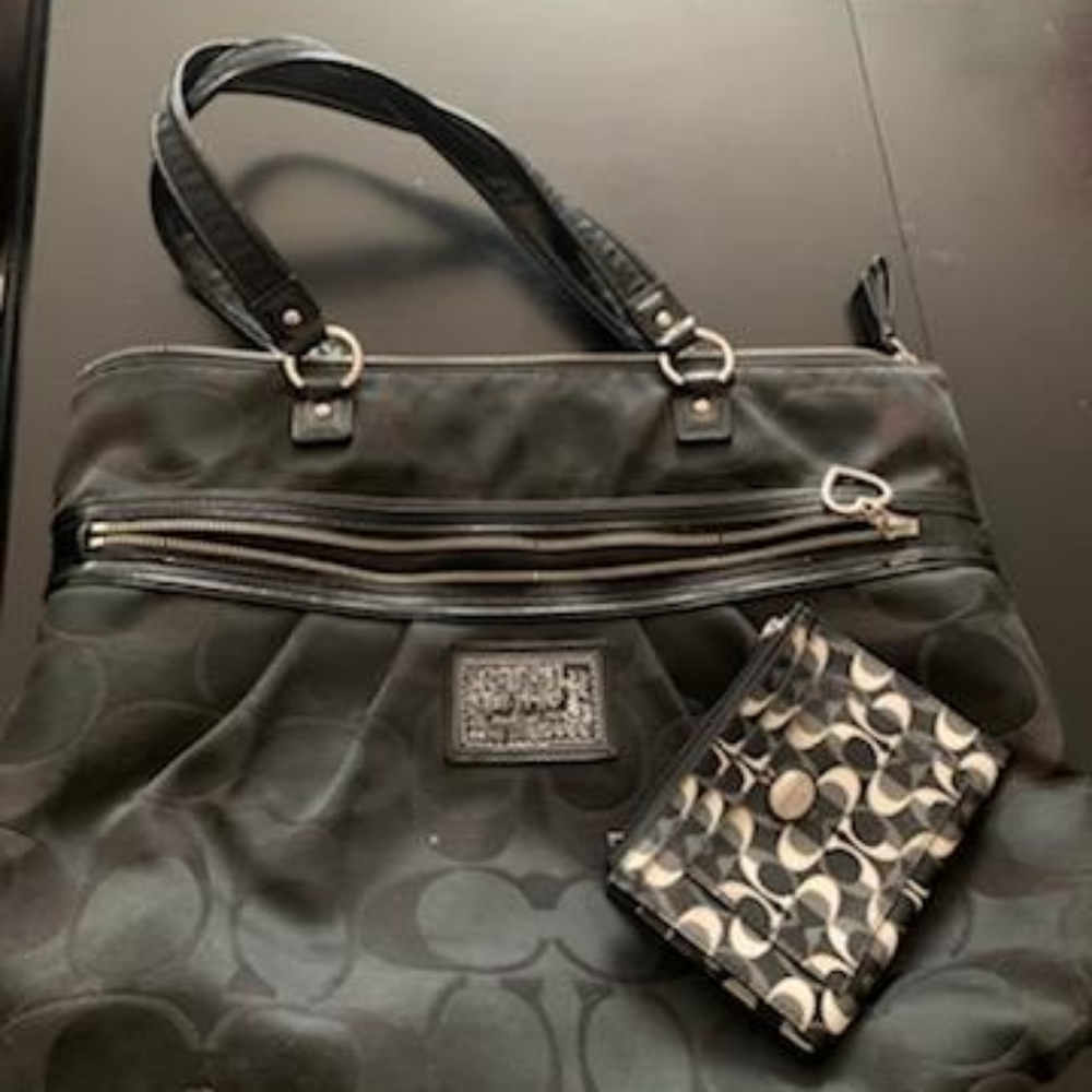 Coach bag and wallet